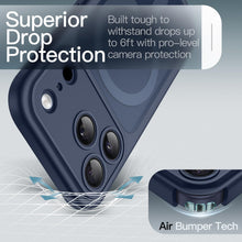 Carica l'immagine nel visualizzatore di Gallery, JETech Cover Magnetica Opaca per iPhone 17 Pro, Blu Scuro
