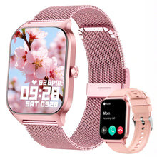 Carica l'immagine nel visualizzatore di Gallery, Popglory Smartwatch Uomo Donna, 1.85" Orologio Chiamate, Assistente AI, 100+ modalità Sportive Fitness Watch, Frequenza 