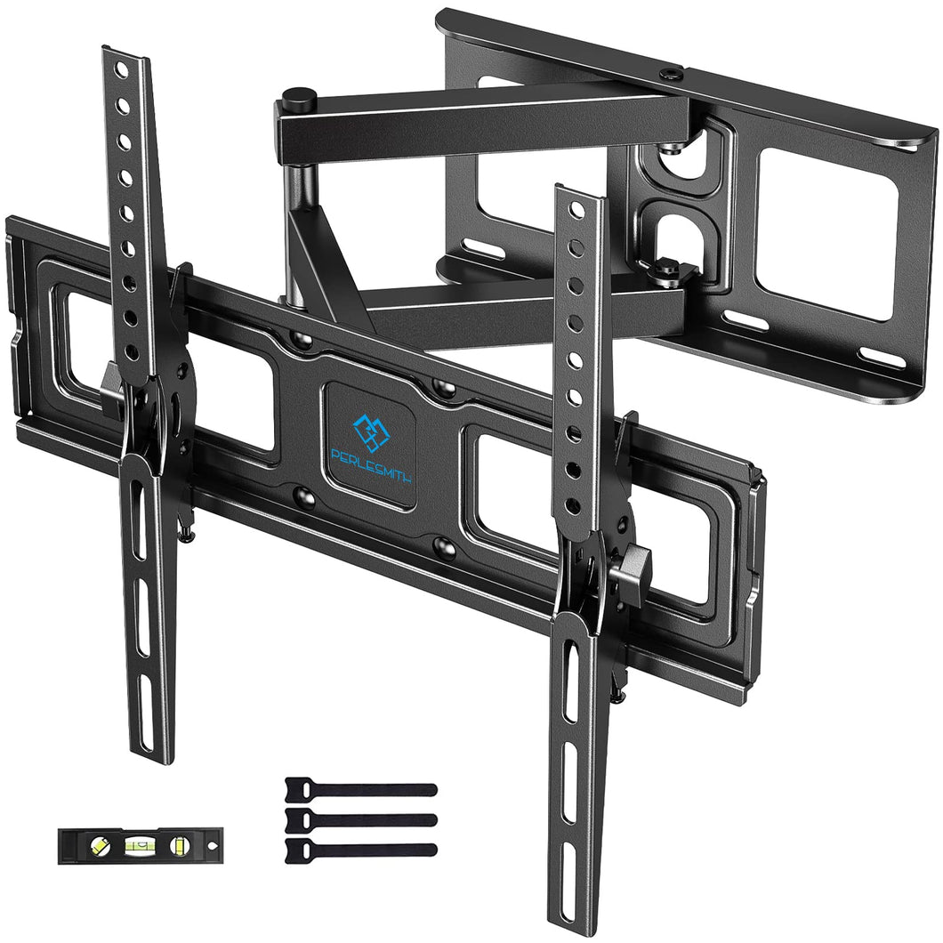 Supporto TV Parete per TV da 26-60 Pollici, Staffa TV con Girevole ed Estendibile, Braccio TV Max VESA 400x400mm fino a 40kg con Livella a Bolla