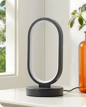 Carica l'immagine nel visualizzatore di Gallery, EDISHINE Lampada Comodino LED, Dimmer Touch, 3 Temperature di Colore, Nero