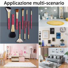 Carica l'immagine nel visualizzatore di Gallery, 4 Pezzi Nastro Biadesivo Extra Forte Trasparente, Nastro Biadesivo Adesivo di Montaggio Rimovibile Lavabile Non Lascia T