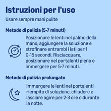 Carica l'immagine nel visualizzatore di Gallery, Healthcare by Amazon Soluzione tutto-in-uno per lenti a contatto morbide – Bio-tollerabile per occhi sensibili, 2 x 250 ml (compatibile con cassetta della posta)