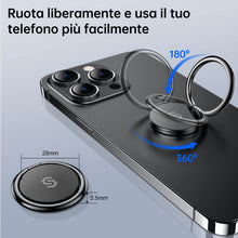 Carica l'immagine nel visualizzatore di Gallery, Syncwire Anello Supporto Telefono Cellulari Universale Anello Metallico Rotazione 360° Gradi Smartphone Ring per iPhone 