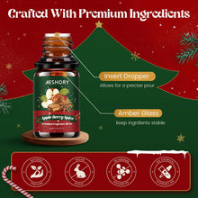 Carica l'immagine nel visualizzatore di Gallery, AESHORY Set di Oli Essenziali per Diffusori Natale 6 x 10ML, Olio Essenziale Naturali Profumate per Aromaterapia, Fabbricazione di Candele, Profumo Casa, Regali di Natale