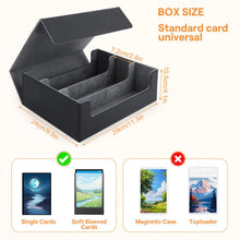 Carica l'immagine nel visualizzatore di Gallery, talifoca Deck Box per Carte MTG, Capacità di 1800+ Carte, Magnetic Flip Deck Box, Scatola di Carte da Collezione box Por