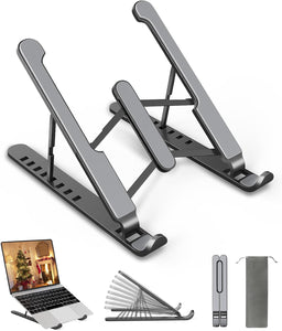 Artstand Supporto Per Laptop In Alluminio Regolabile (7 Angoli) – Pieghevole, Porta Webcam E Custodia Inclusi - 6