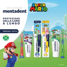 Carica l'immagine nel visualizzatore di Gallery, Mentadent Dentifricio Bambino 0-6 Anni, Gusto Frutta, 75ml, 1 pezzo