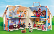 Carica l'immagine nel visualizzatore di Gallery, PLAYMOBIL Casa delle Bambole Portatile 70985 con Maniglia per Il Trasporto, Pieghevole, Giocattoli per Bambini dai 4 Anni