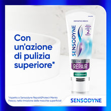 Carica l'immagine nel visualizzatore di Gallery, Sensodyne Clinical Repair Pulizia Profonda Dentifricio Denti Sensibili 75ml