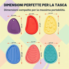 Carica l'immagine nel visualizzatore di Gallery, 12 Pezzi Fidget Toys Sensory Stones Gioco Antistress, Pietra Sensoriale Antistress, Anti Stress per Ansia, Giochi Sensor