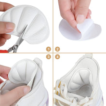 Carica l'immagine nel visualizzatore di Gallery, 3 PAIA cuscinetti salva tallone per scarpe, proteggi tallone autoadesivo, solette antiscivolo, inserti morbidi per preve