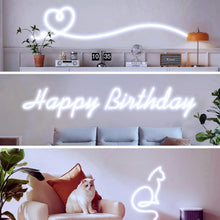 Carica l'immagine nel visualizzatore di Gallery, Sunshine smile Striscia LED Bianca Freddo 4 m, 6000K Striscia LED Dimmerabile 220v, Alta Luminosità Striscia COB con Ali