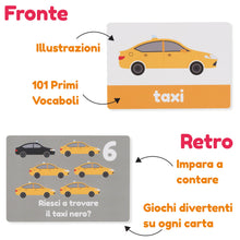 Carica l'immagine nel visualizzatore di Gallery, Flashcards Prime Parole | Learnworx Flashcard per Bambini 1-3 Anni | 101 Carte Prime Parole | Sviluppo Linguaggio | +12 