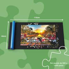 Carica l'immagine nel visualizzatore di Gallery, Ravensburger - Tappeto Puzzle Roll &amp; Go, 300-1500 Pezzi, 110x66 cm