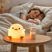 Carica l'immagine nel visualizzatore di Gallery, Luce Notturna Bambini, Simpatica Lampada da Comodino per Animali, Luce Notturna a Forma LED Ricaricabile di Anatra, luci