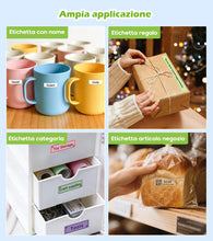 Carica l'immagine nel visualizzatore di Gallery, ORGBRO X1 Etichettatrice Portatile Bluetooth Stampante Etichette Adesive
