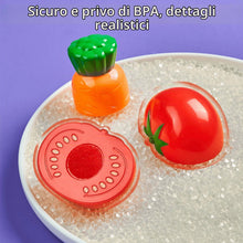 Carica l'immagine nel visualizzatore di Gallery, LAUGIGLE 78Pc Cibo Giocattolo da Taglio con Borsa per La Conservazione, Cibo Finto per Cucina da Gioco, Include Frutta e