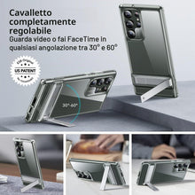 Carica l'immagine nel visualizzatore di Gallery, ESR Cover con cavalletto per Samsung Galaxy S23 Ultra, Trasparente