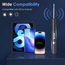 Carica l'immagine nel visualizzatore di Gallery, Xylla Otoscopio Pulizia Orecchie con Telecamera Ultra HD 1920P 3,5mm,Endoscopio Professionale WIFI Con 6 Luci LED,Pulizi