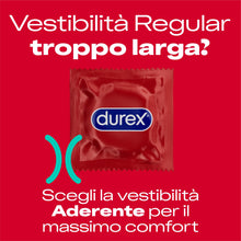 Carica l'immagine nel visualizzatore di Gallery, Durex SuperSottile, Preservativi Super Sottili, Vestibilità Aderente, 10 Profilattici