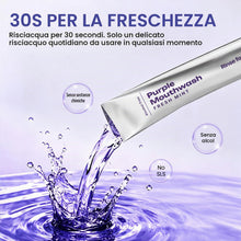 Carica l'immagine nel visualizzatore di Gallery, Collutorio viola sbiancante per sorrisi più luminosi, 20 bustine