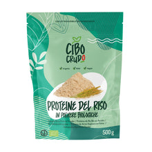 Carica l'immagine nel visualizzatore di Gallery, Cibocrudo Proteine Del Riso In Polvere BIO, Rice Protein 83%, Polvere di Riso Proteine Vegetali, Alta Digeribilità, Elev