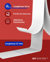 Carica l'immagine nel visualizzatore di Gallery, DIY Doctor Nastro Biadesivo Extra Forte 21mm x 20m