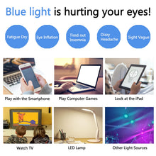 Carica l'immagine nel visualizzatore di Gallery, LJCZKA Occhiali Luce Blu Ovali Donna Montatura Occhiali da Vista Donna Ovali Anti Affaticamento per Computer Gioco Lettu
