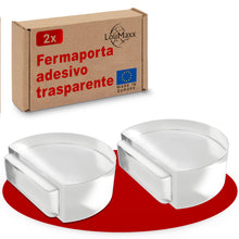 Carica l'immagine nel visualizzatore di Gallery, LouMaxx pavimento fermaporta autoadesivo - pavimento fermaporta adatto a tutti i pavimenti duri per proteggere pareti e 