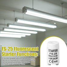 Carica l'immagine nel visualizzatore di Gallery, 2 Starter FS-25 per Lampade Fluorescenti da 4-20W 22W 25W