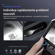 Carica l'immagine nel visualizzatore di Gallery, Ralcam Telecamera Endoscopica Rotante 210°, Endoscopio 1080P HD 3,5" con Sonda Articolata 8,5mm Semi-Rigida Impermeabile per Ispezione di Motore, Veicoli e Tubi (Cavo 3m)