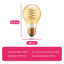 Carica l'immagine nel visualizzatore di Gallery, innr Lampadina Smart Filamento E27, per Hue* e hub Zigbee, Confezione da 2