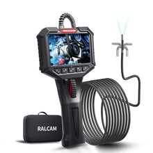 Carica l'immagine nel visualizzatore di Gallery, Ralcam Telecamera Endoscopica Rotante 210°, Endoscopio 1080P HD 3,5" con Sonda Articolata 8,5mm Semi-Rigida Impermeabile per Ispezione di Motore, Veicoli e Tubi (Cavo 3m)