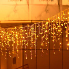 Carica l'immagine nel visualizzatore di Gallery, 600 LED 15M Tenda Luminosa Natale, Cascata Luci Esterna Interno. IP44 Impermeabile con 8 Modalità per Festa,Giardino e M