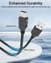 Carica l'immagine nel visualizzatore di Gallery, Cavo di ricarica compatibile con controller Ps3 Caricabatterie USB A 2.0 a Mini-B USB 5pin Cavo di ricarica Cavo dati pe