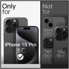 Carica l'immagine nel visualizzatore di Gallery, JETech Cover Magnetica Slim per iPhone 15 Pro, Nero