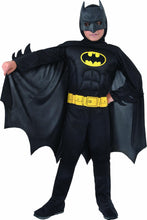 Carica l'immagine nel visualizzatore di Gallery, Ciao- Batman costume travestimento bambino originale DC Comics con muscoli imbottiti