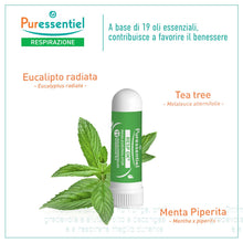 Carica l'immagine nel visualizzatore di Gallery, Puressentiel Inalatore Resp Ok ai 19 Oli Essenziali proprietà lenitive 1 ml