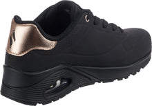 Carica l'immagine nel visualizzatore di Gallery, Skechers Uno - Golden Air, Sneakers Donna, Nero Shadow Black Gold, 36.5 EU