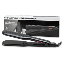 Carica l'immagine nel visualizzatore di Gallery, Rowenta x KARL LAGERFELD SF411L Extra Liss Piastra per Capelli, Superficie Larga, 6 Temperature, Riscaldamento Rapido, R