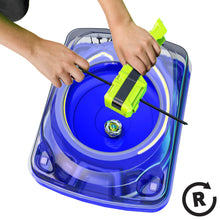 Carica l'immagine nel visualizzatore di Gallery, Hasbro Beyblade X, Lanciatore Clip &amp; Rip con bey di Attacco di Takara Tomy con Rotazione a Destra, trottole da Battaglia