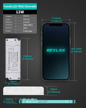 Carica l'immagine nel visualizzatore di Gallery, REYLAX Trasformatore LED 24V 20W 0.83A Dimmerabile Triac &amp; 0/1-10V