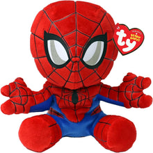 Carica l'immagine nel visualizzatore di Gallery, Ty - Collezione Marvel, Spiderman, Tutti i Tuoi Eroi Preferiti in Versione Floppy, Morbido Peluche da Collezionare, Idea