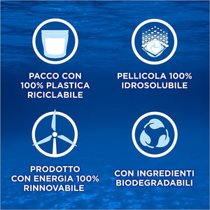 Dash Pods Detersivo Lavatrice In Capsule, 132 Lavaggi (3x44), Ambra, Rimuove Le Macchie, Dona Freschezza, Efficace Anche A Freddo E In Cicli Brevi