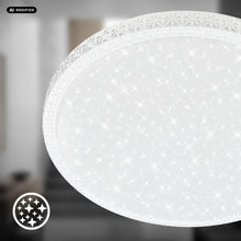 Carica l'immagine nel visualizzatore di Gallery, Briloner - Plafoniera LED Cielo Stellato Ottica Cristallo 4000K 39cm