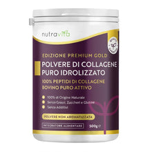 Carica l'immagine nel visualizzatore di Gallery, Nutravita Collagene in Polvere 500g Tipo 1-50 Porzioni