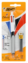 Carica l'immagine nel visualizzatore di Gallery, BIC 4 Colori, Penna Multicolore con Matita Grafite, Penna a Sfera a Scatto con 3 Inchiostri (Nero, Blu, Rosso) e 1 Matita Meccanica HB, Scuola Cancelleria Ufficio