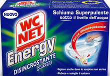 Carica l'immagine nel visualizzatore di Gallery, Wc Net Energy Disincrostante, Detergente Anticalcare in Polvere, 4 Buste