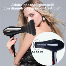 Carica l'immagine nel visualizzatore di Gallery, Diffusore in Silicone, Diffusore Capelli Ricci, Diffusore Portatile Capelli Ricci, Adattabile a Asciugacapelli con DIAME