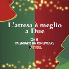 Carica l&#39;immagine nel visualizzatore di Gallery, Kinder per Due da Condividere - Calendario Avvento 2025, 48 Cioccolatini e Snack Assortiti Kinder, Idea Regalo, Confezione da 336 gr